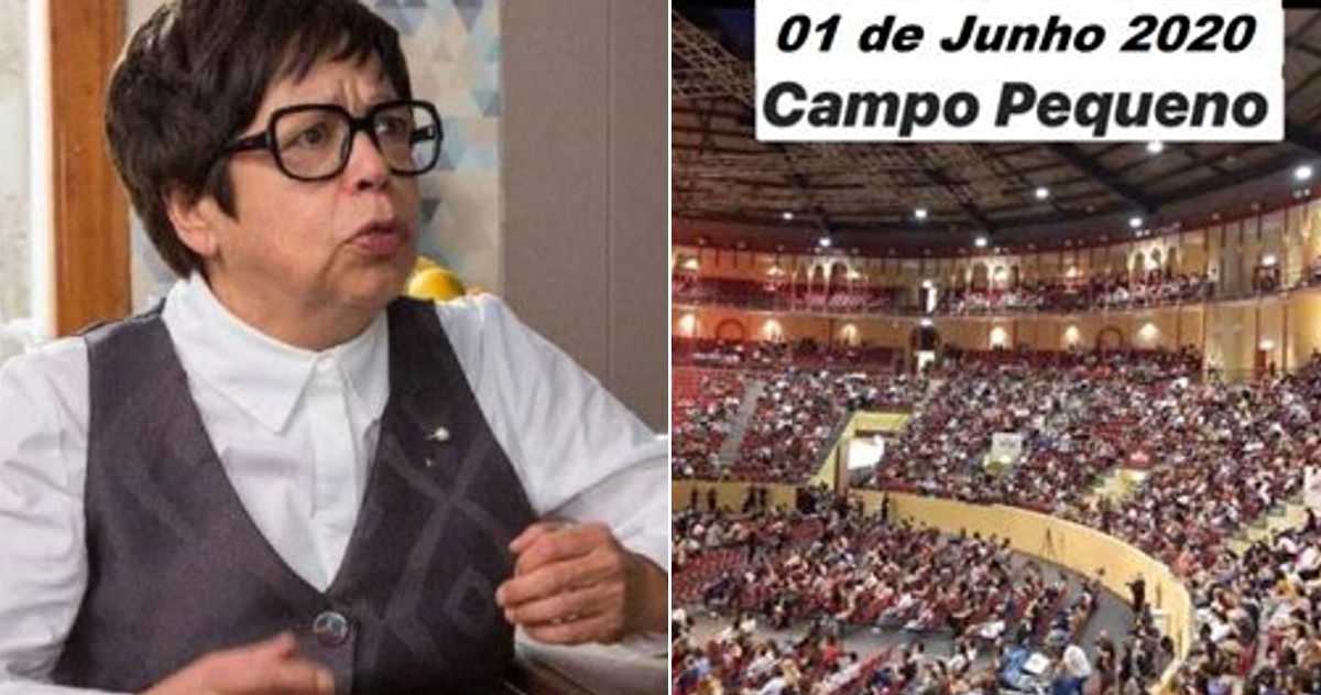Maria Vieira critica espectáculo de Bruno Nogueira no Campo Pequeno: &#8220;Se os artistas forem de Esquerda&#8230;&#8221;