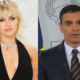 A troca de mensagens viral entre Pedro Sánchez e Miley Cyrus. Cantora apelou ao Governo espanhol