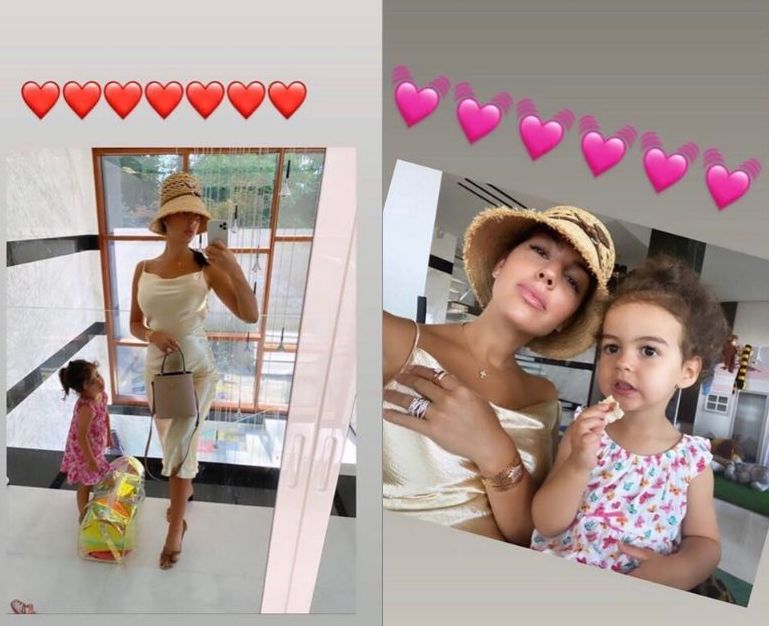 Mamã babada! Georgina Rodríguez &#8216;brinda&#8217; fãs com novas fotos com as filhas