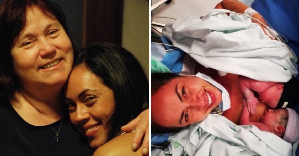 Feliz, Débora Monteiro revela primeira foto da mãe com as filhas gémeas: &#8220;Muito amor&#8230;&#8221;