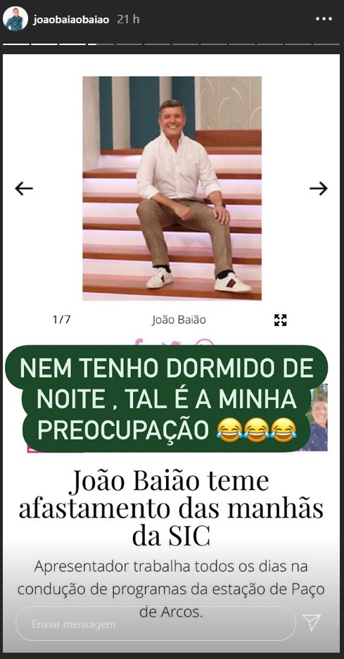 &#8220;Nem tenho dormido de noite&#8221;: João Baião reage a notícias sobre afastamento das manhãs