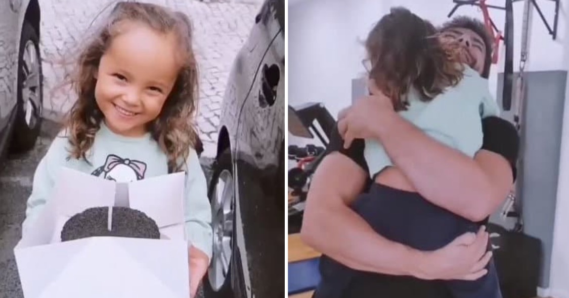 Video: Bárbara Norton de Matos mostra surpresa da filha ao pai: &#8220;Que amor&#8230;&#8221;