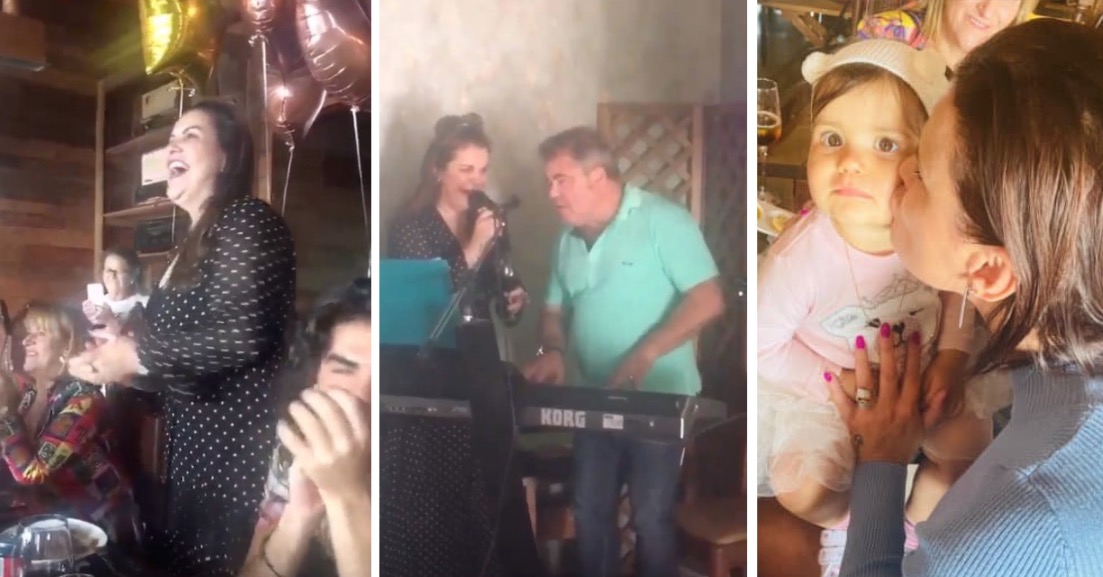 Video: Eis as imagens da festa de aniversário de Katia Aveiro: &#8220;Que alegria&#8230;&#8221;
