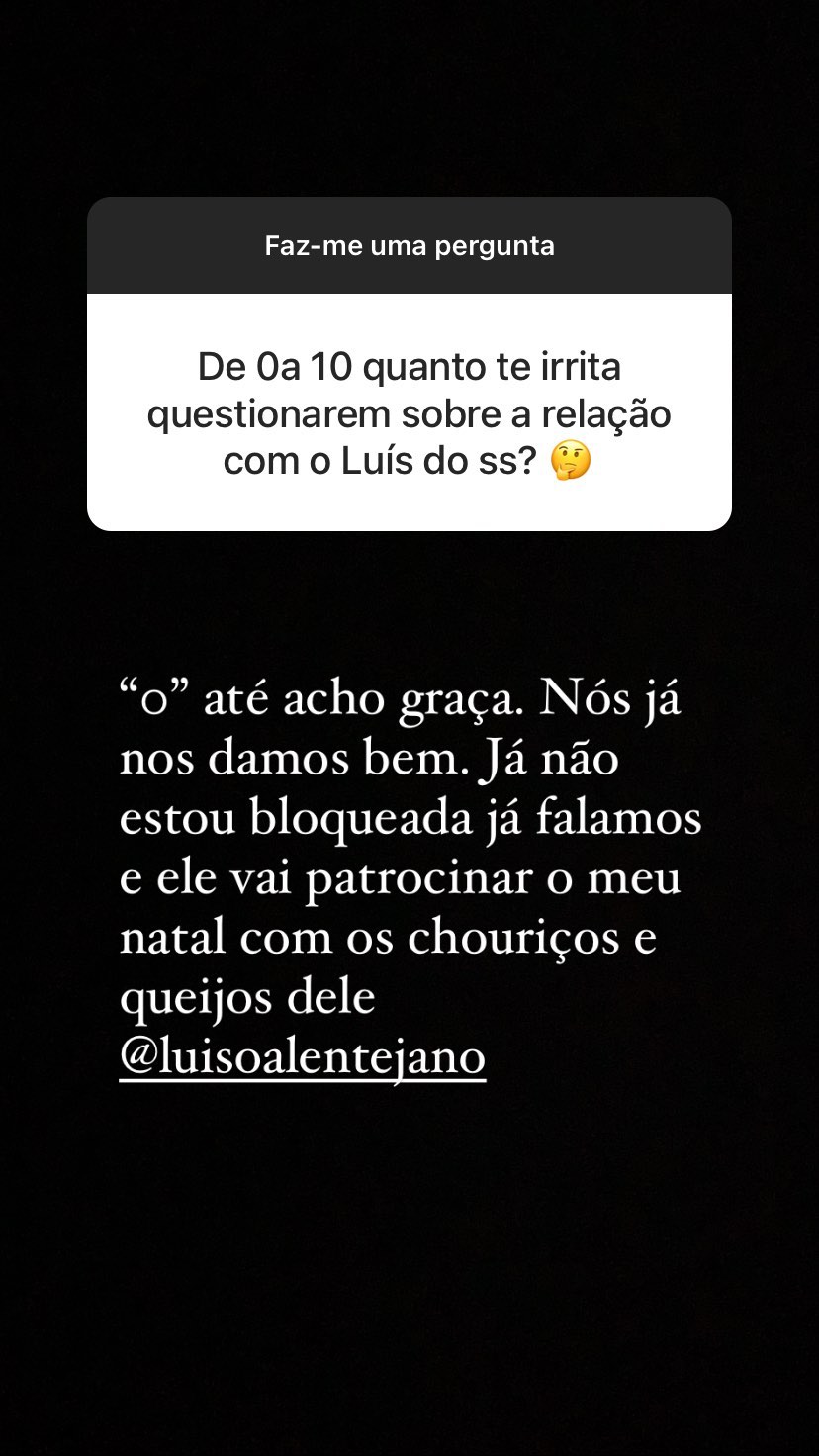 Joana Diniz fala da relação com Luís Nascimento: &#8220;Já não estou bloqueada&#8230;&#8221;