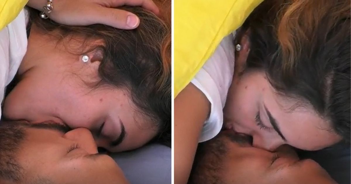 Big Brother: Zena e André Abrantes começam o dia aos beijos