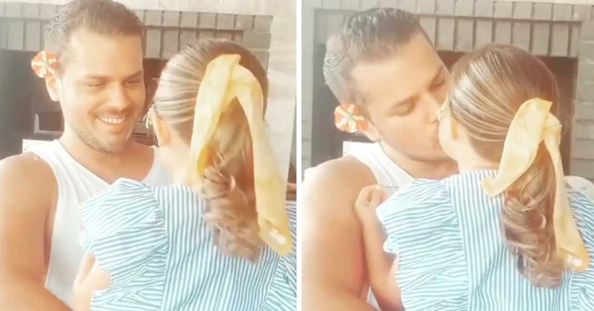 Video: Mickael Carreira partilha momento amoroso com a filha: &#8220;Tão lindo pai e filha❤️❤️&#8221;