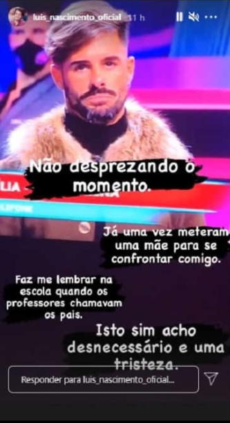 Big Brother: Luís Nascimento deixa duras críticas à produção: &#8220;Acho desnecessário e uma tristeza&#8230;&#8221;