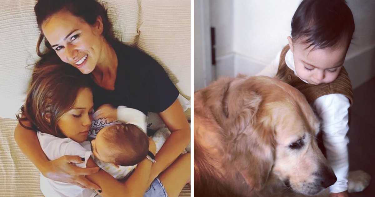&#8220;Ternura😍&#8221;: Cláudia Vieira mostra amor entre a filha e a cadela: &#8220;Companheironas&#8230;&#8221;