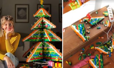 Jessica Athayde &#8216;destrói&#8217; árvore de Natal em Lego: &#8220;Não acredito&#8230;&#8221;