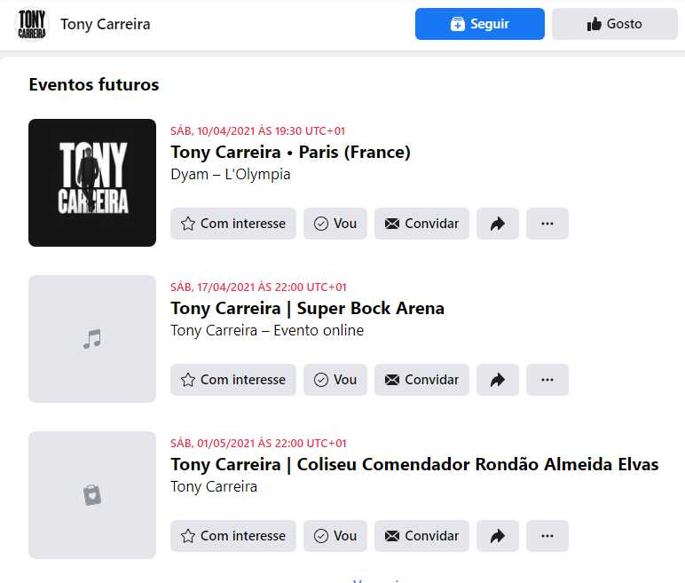 Tony Carreira cancela evento de natal e recebe apoio: &#8220;Agradecemos o carinho e a compreensão de todos&#8221;