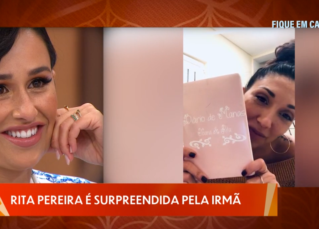 Rita Pereira emociona-se com mensagem da irmã: &#8220;Porque é que ela não disse só &#8216;gosto de ti&#8217;?&#8221;