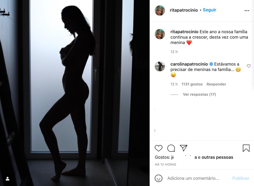 Carolina Patrocínio reage com humor à gravidez da irmã: &#8220;Estávamos a precisar&#8230;&#8221;