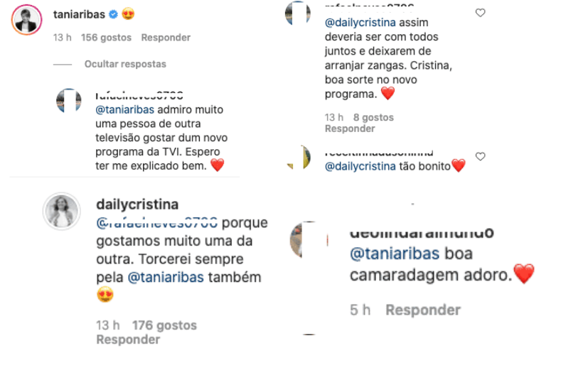 Tânia Ribas Oliveira feliz pelo regresso de Cristina Ferreira à TV e fãs elogiam: &#8220;Tão bonito&#8221;
