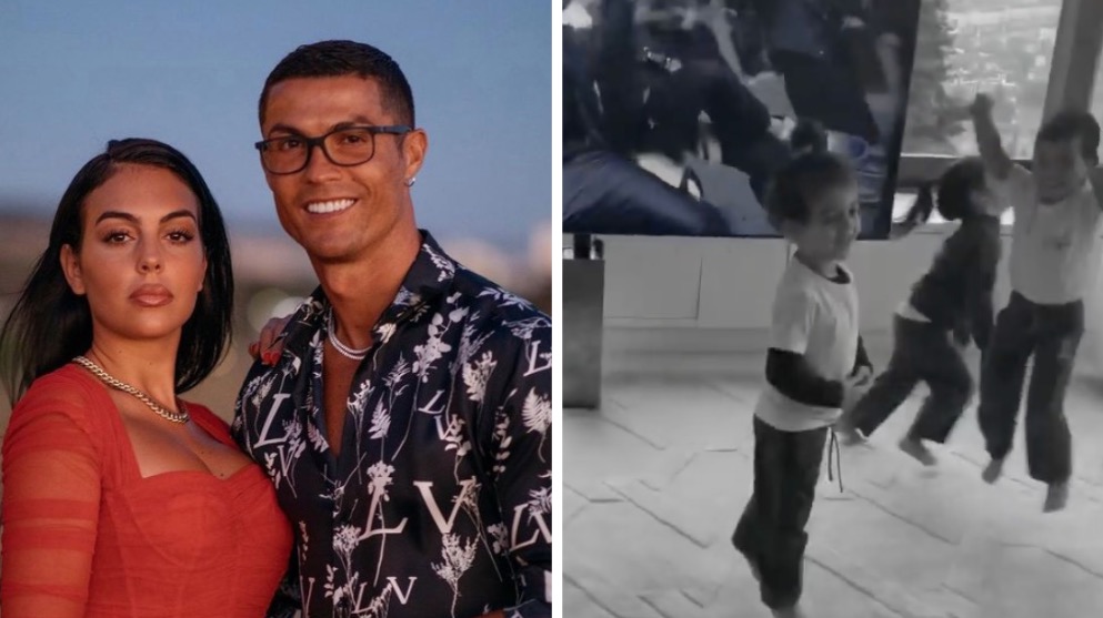 Georgina Rodríguez celebra &#8220;feito&#8221; de Cristiano Ronaldo com vídeo dos filhos: &#8220;Orgulhosos do papá&#8230;&#8221;