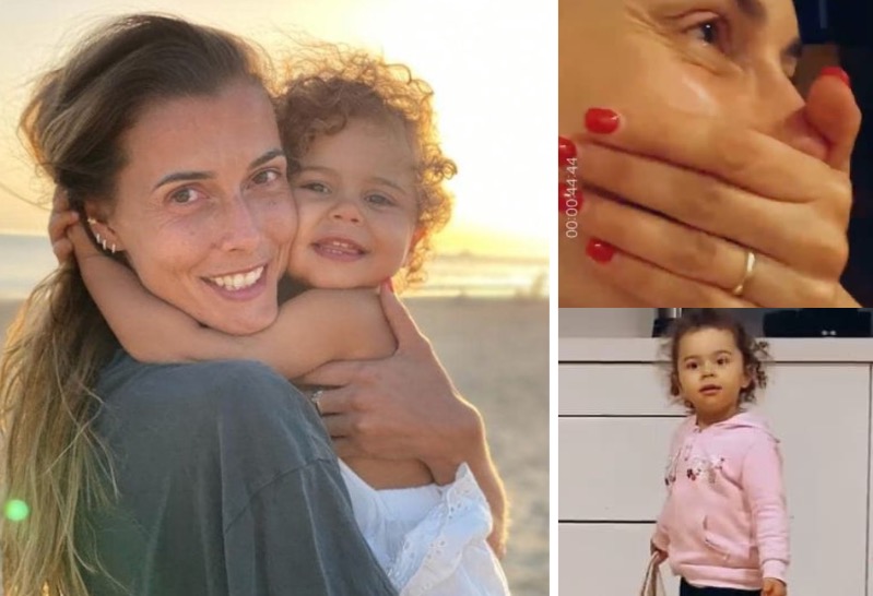 Video: Cláudia Borges &#8220;em pânico&#8221; com palavra dita pela filha: &#8220;Assustei-me&#8230;&#8221;