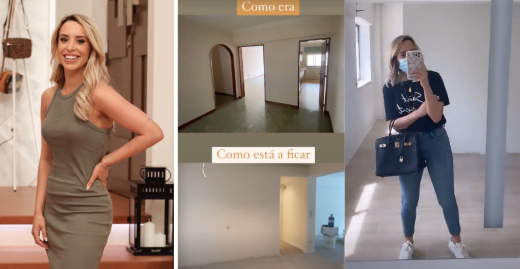 Helena Coelho mostra resultado das obras na casa nova: &#8220;Meu Deus, está a ficar tão diferente&#8230;&#8221;