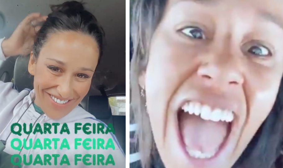 Rita Pereira reage pela primeira vez após vídeo viral: &#8220;Tornei a quarta-feira num dia especial&#8221;