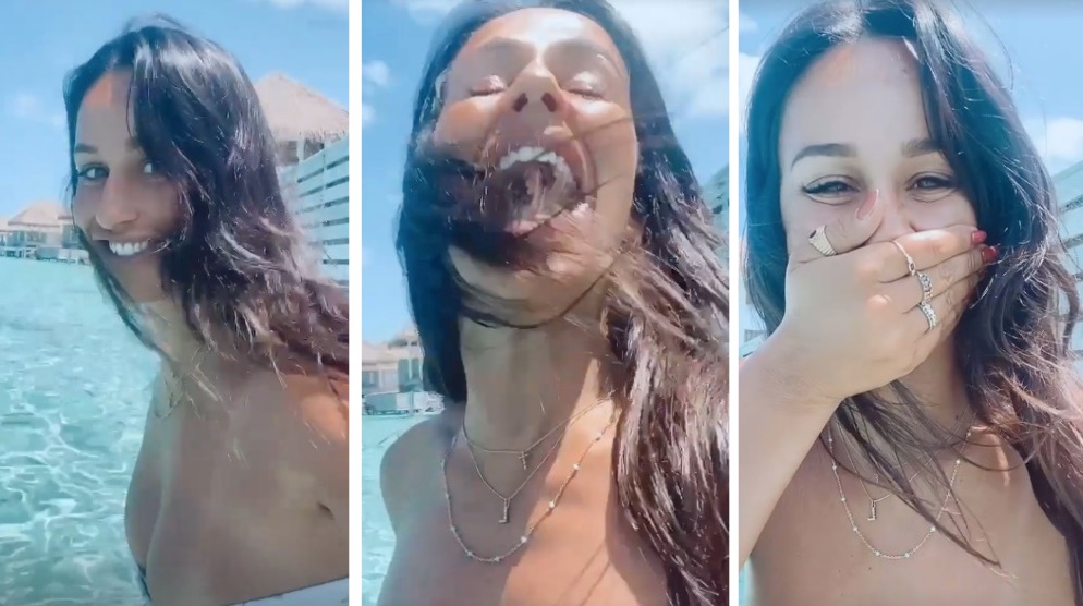 Vídeo: Hilariante! Rita Pereira apanha susto em férias e solta &#8220;asneirola&#8221;