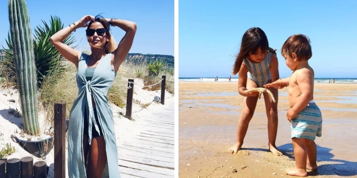 Carolina Patrocínio criticada após foto dos filhos na praia: &#8220;Hoje em dia vale tudo por um like&#8230;&#8221;