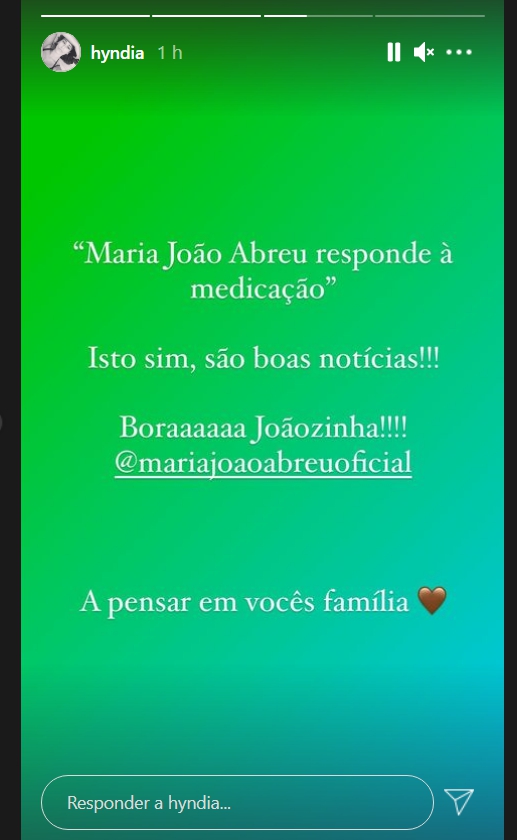 Rita Pereira sobre Maria João Abreu: &#8220;Isto sim são boas notícias&#8230;&#8221;