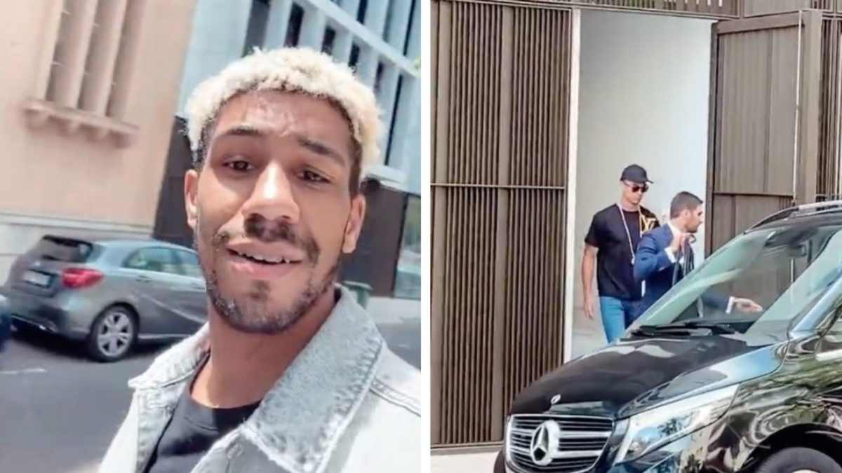 Locutor &#8220;apanha&#8221; Cristiano Ronaldo a sair do seu apartamento de Luxo em Lisboa