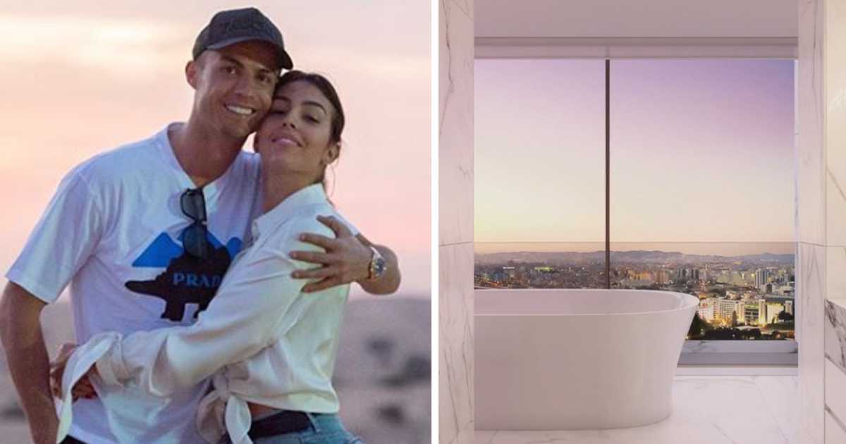 Ronaldo e Georgina estreiam (finalmente) casa de 7,3 milhões em Lisboa