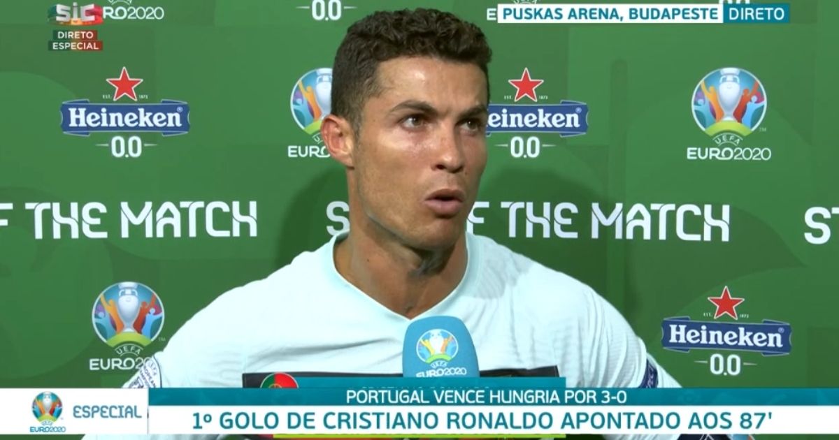 Cristiano Ronaldo reage após vitória de Portugal: &#8220;O importante era ganhar&#8230;&#8221;