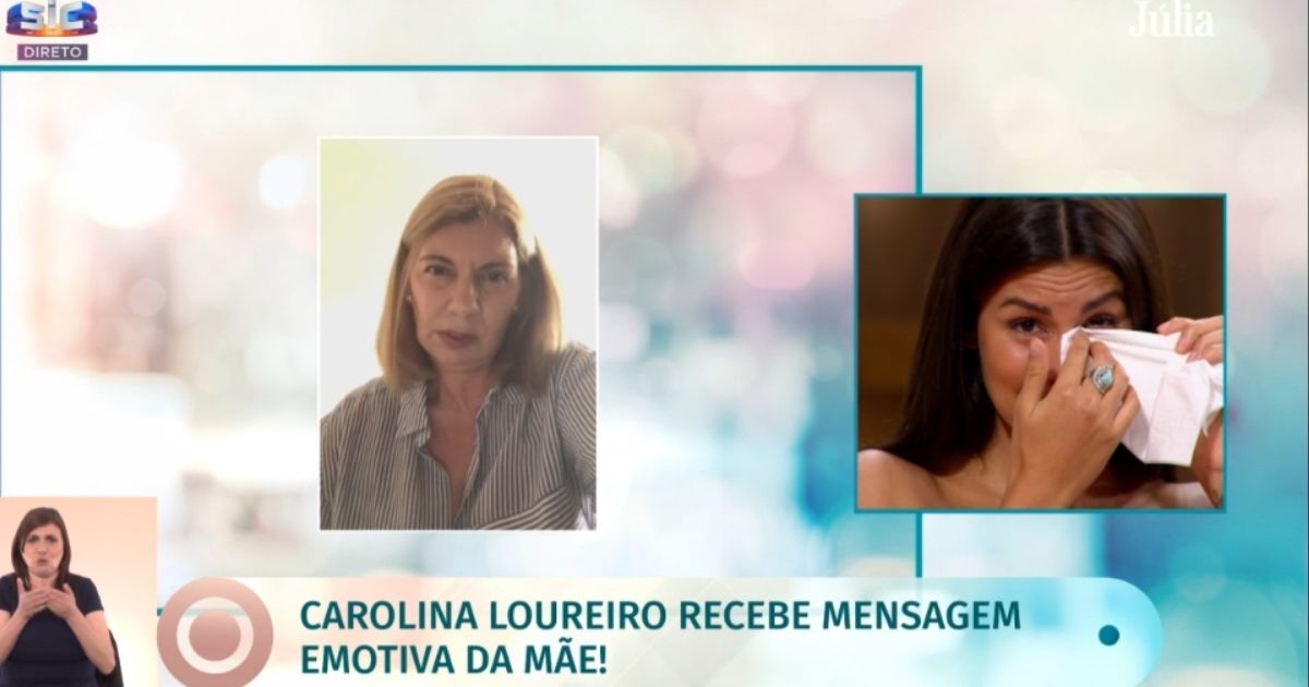 Carolina Loureiro emociona-se com rara declaração da mãe: &#8220;És tudo para mim&#8230;&#8221;