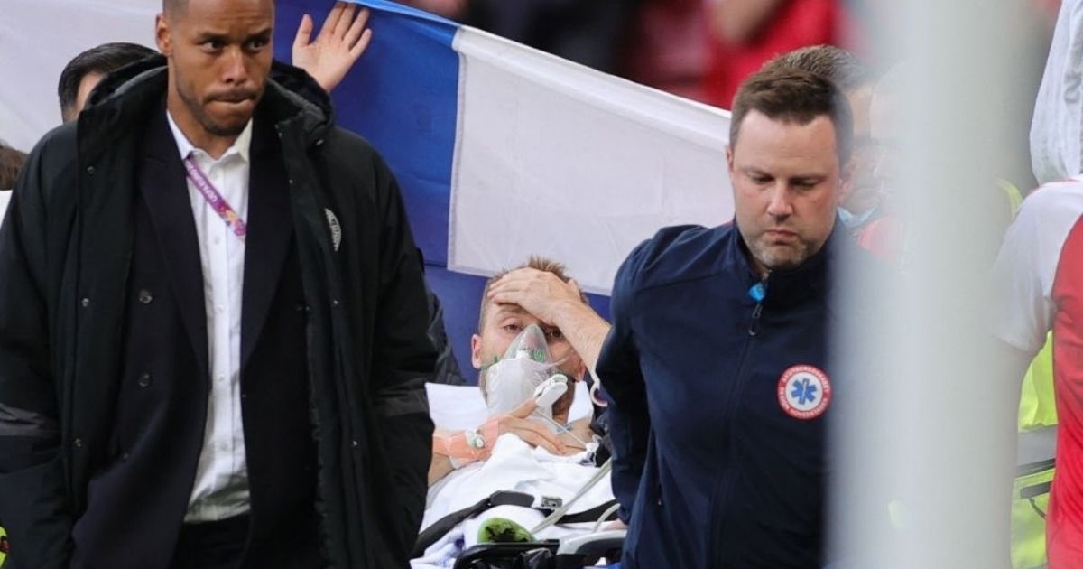 Euro 2020: Christian Eriksen está estabilizado e foi transportado para o hospital