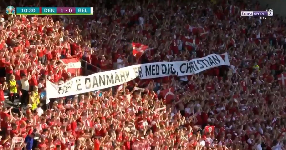 Vídeo: A arrepiante homenagem a Christian Eriksen no jogo da Dinamarca