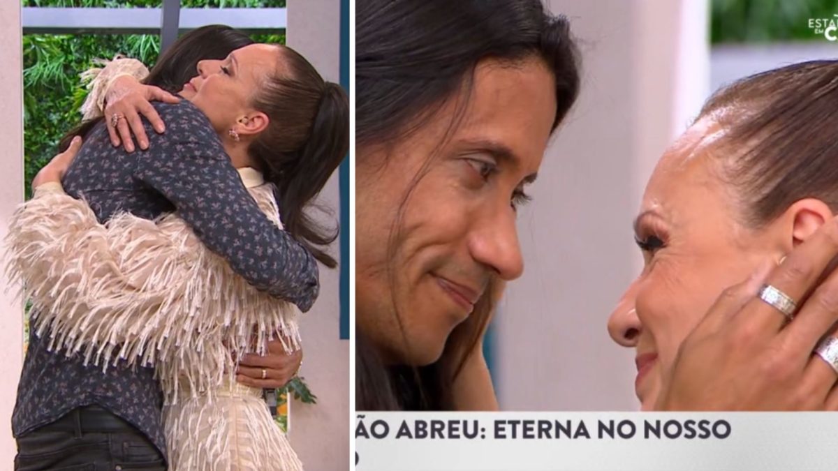O abraço (arrepiante) entre Carla Andrino e o marido de Maria João Abreu: &#8220;O abraço de um país inteiro&#8221;