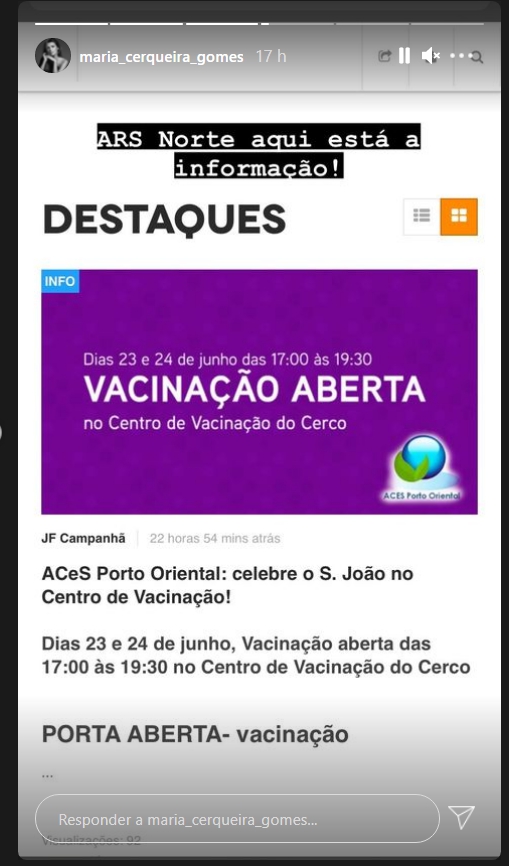 Após polémica sobre vacinação da filha, Maria Cerqueira Gomes deixa nova mensagem