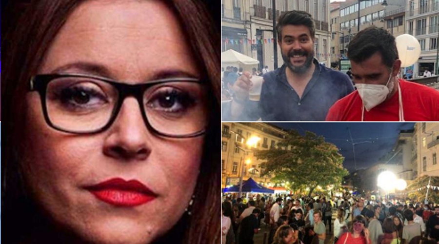 Rita Marrafa de Carvalho critica &#8216;arraial&#8217; da Iniciativa Liberal: &#8220;Multidão sem máscara&#8230; Vergonha&#8230;&#8221;