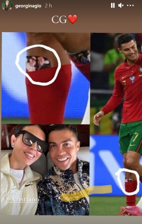 Isto é amor! Georgina revela como Cristiano Ronaldo a &#8220;levou&#8221; para dentro de campo