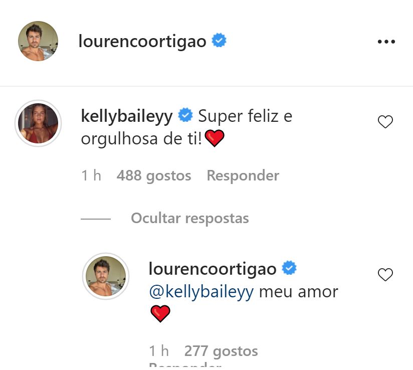 Kelly Bailey reage à saída de Lourenço Ortigão da TVI: &#8220;Super feliz&#8230;&#8221;