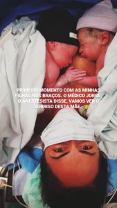 Débora Monteiro celebra 1º aniversário das filhas com fotos inéditas: &#8220;Maiores amores&#8230;&#8221;