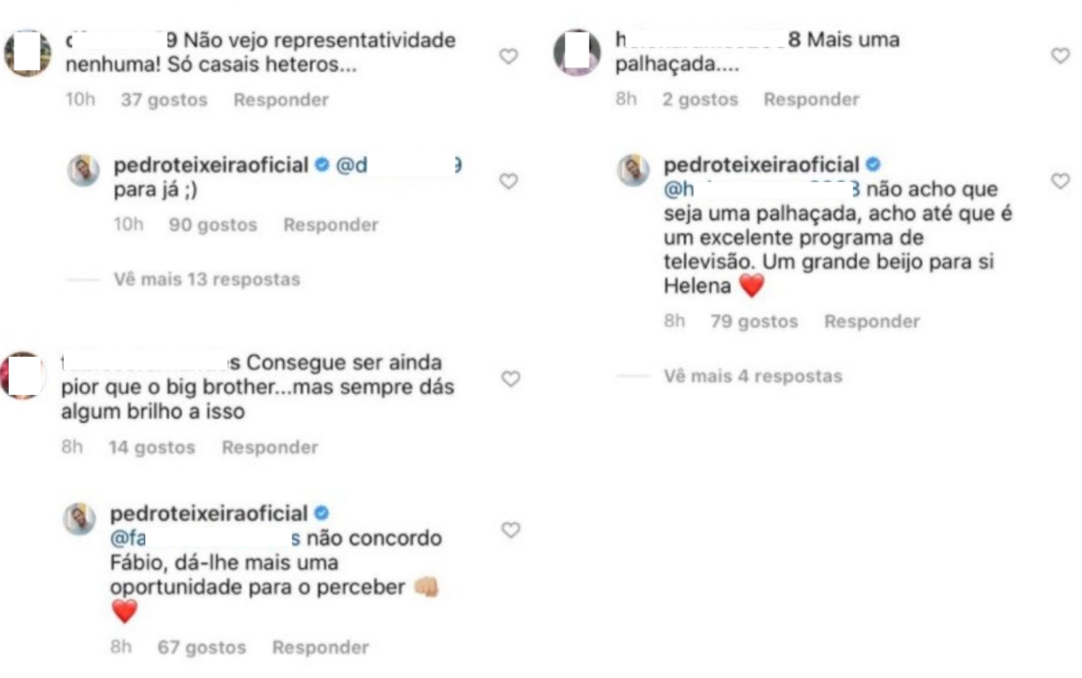 O Amor Acontece: &#8220;Mais uma palhaçada&#8230;&#8221;: Pedro Teixeira reage a críticas após estreia