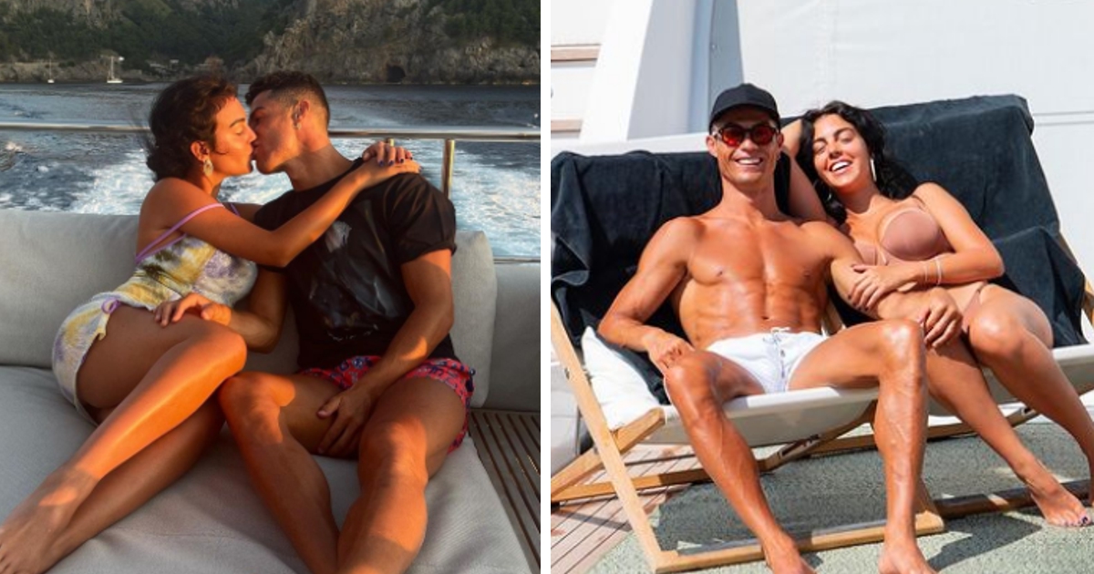 Georgina &#8220;responde&#8221; a Ronaldo e revela fotos íntimas do casal: &#8220;Amando-te no mar&#8230;&#8221;
