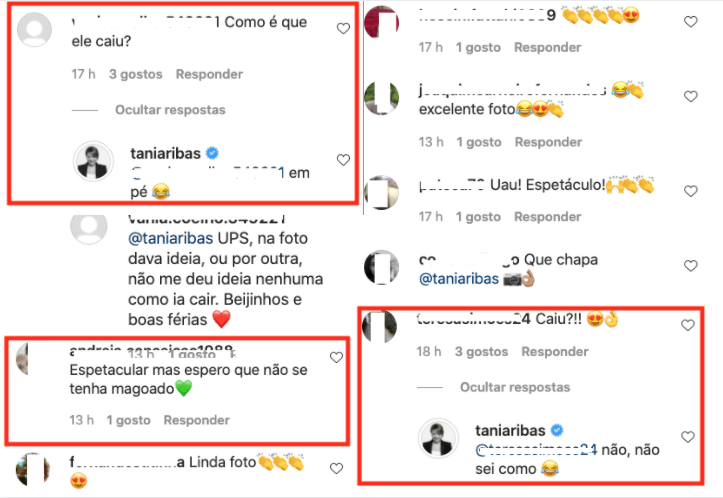 Tânia Ribas de Oliveira mostra acrobacia do filho e fãs atiram: &#8220;Espero que não se tenha magoado&#8221;