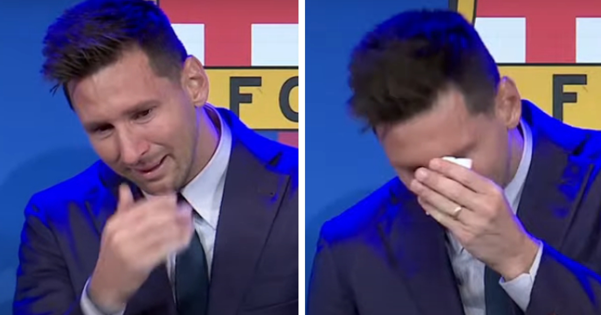 Messi em lágrimas na despedida do Barcelona: &#8220;Gostava de me ter despedido de outra maneira&#8230;&#8221;