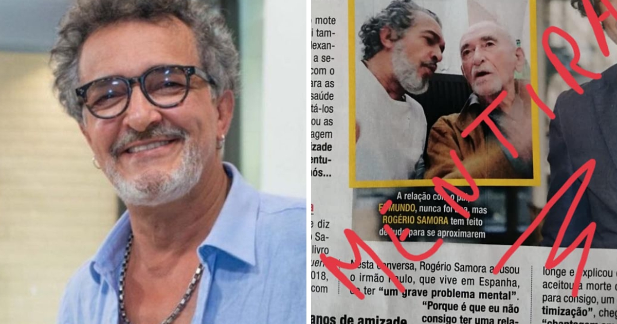 Mentira! Primo de Rogério Samora volta a arrasar revistas: &#8220;Por favor respeitem o Rogério&#8230;&#8221;