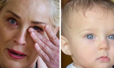 Dor! Sharon Stone chora morte de sobrinho bebé. Tinha 11 meses
