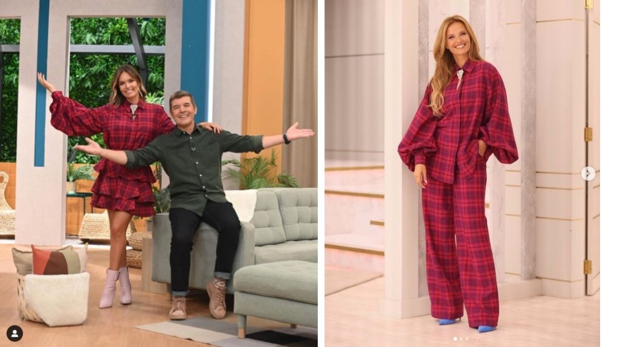 Cristina Ferreira e Diana Chaves usam peça de roupa igual no mesmo dia