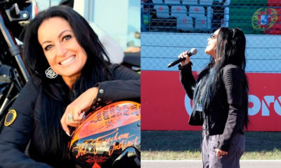 Rita Guerra canta Hino Nacional no torneio de MotoGP: &#8220;Teve um sabor especial&#8230;&#8221;