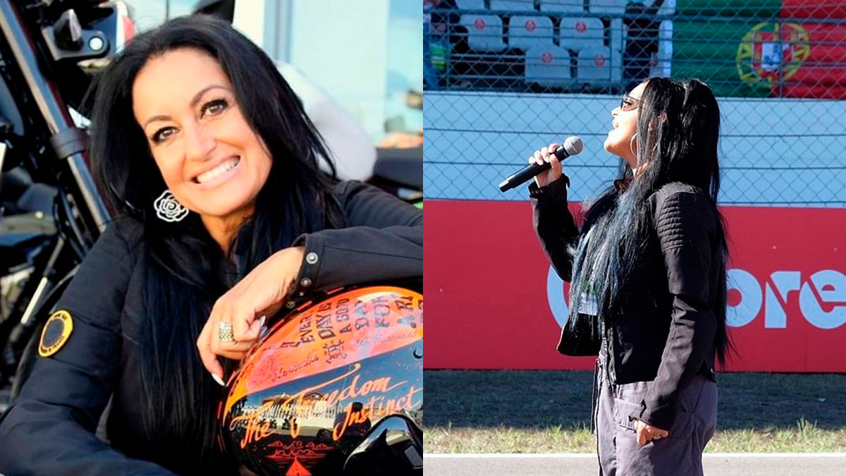 Rita Guerra canta Hino Nacional no torneio de MotoGP: &#8220;Teve um sabor especial&#8230;&#8221;