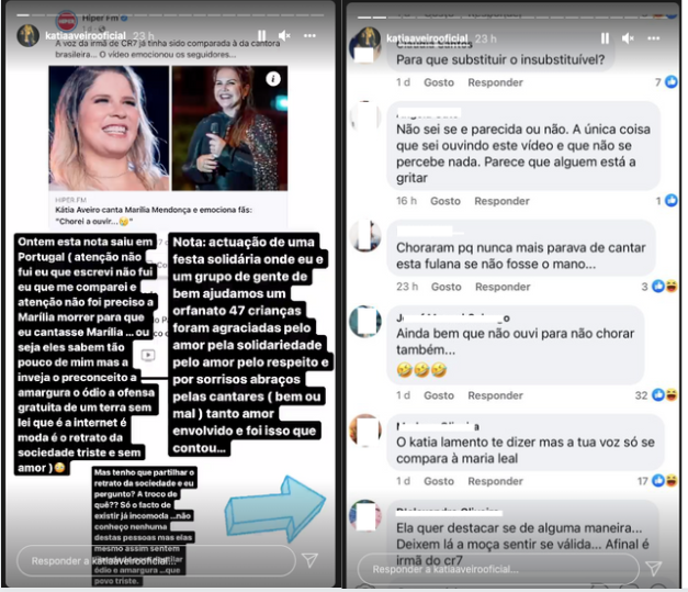 Elma Aveiro defende irmã após insultos nas redes sociais: &#8220;Umas coitadas infelizes&#8230;&#8221;