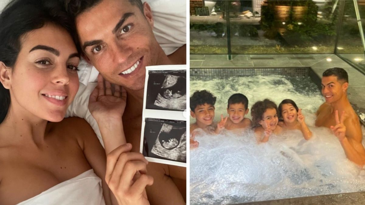 Gémeos de Cristiano Ronaldo e Georgina Rodriguez já são alvo de apostas em Inglaterra