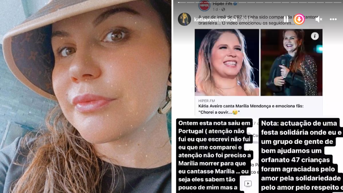 Tristeza! Kátia Aveiro expõe insultos após cantar Marília Mendonça: &#8220;Gente cobarde&#8230;&#8221;