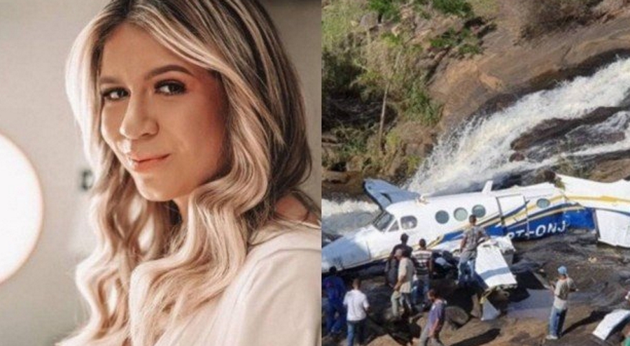 Marília Mendonça: Fãs aproximam-se do avião para roubar objetos pessoais da cantora