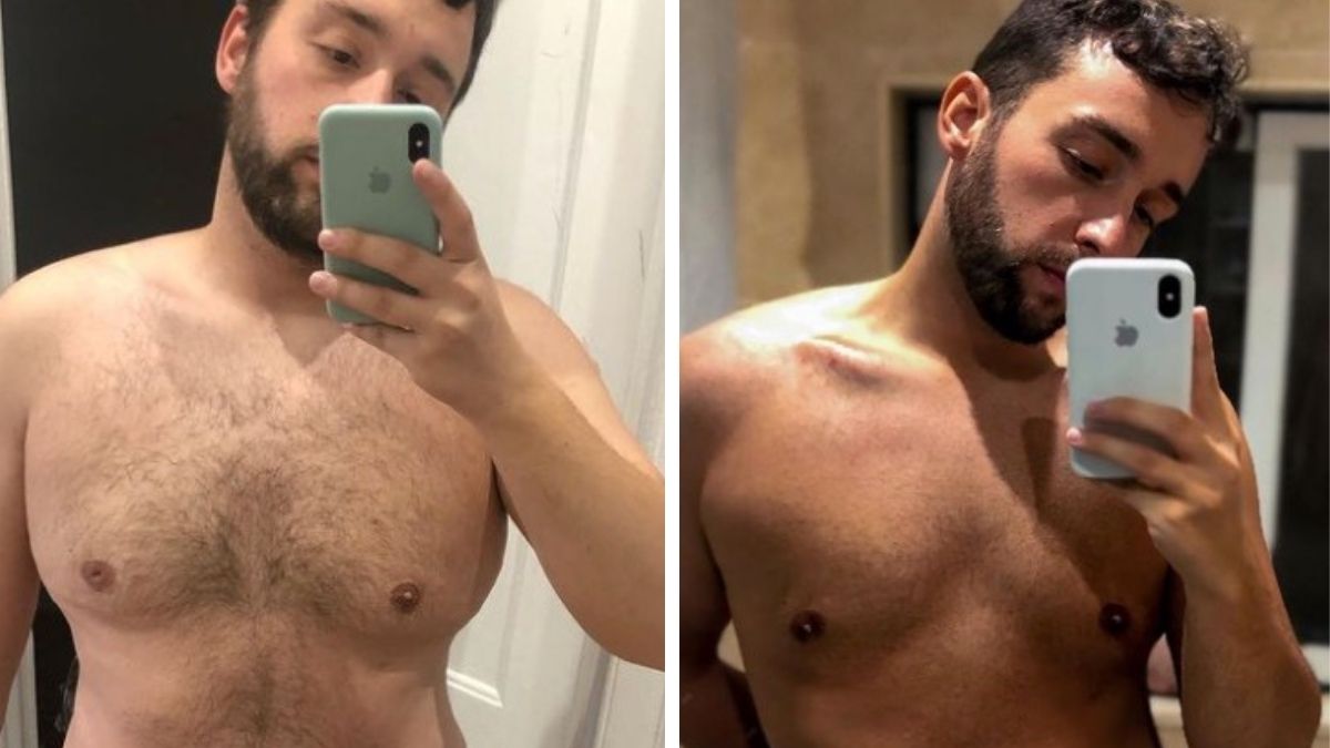 Tiago Rufino mostra (incrível) mudança do seu corpo. Veja o antes e o depois